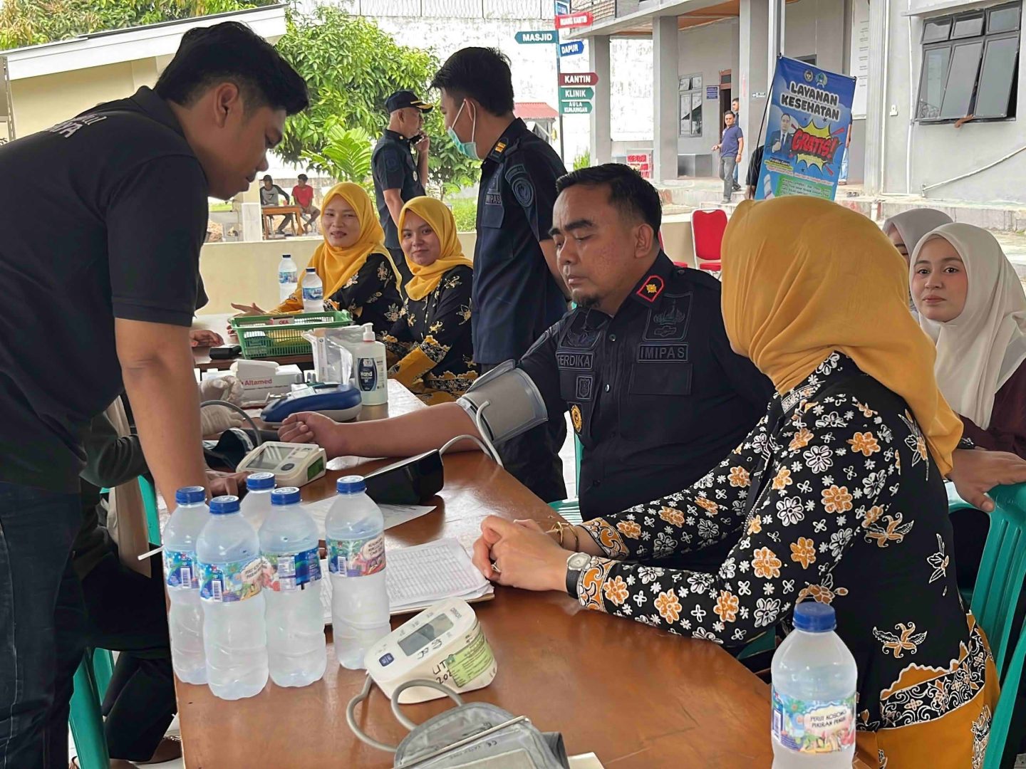 Lapas Dharmasraya Gelar Donor Darah dan Cek Kesehatan Gratis Sambut HUT ke-81 RI