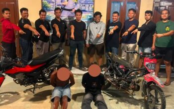 Tim Alang Bateh dan Opsnal Polsek Sungai Rumbai Ringkus Dua Terduga Pelaku Pencurian dengan Pemberatan