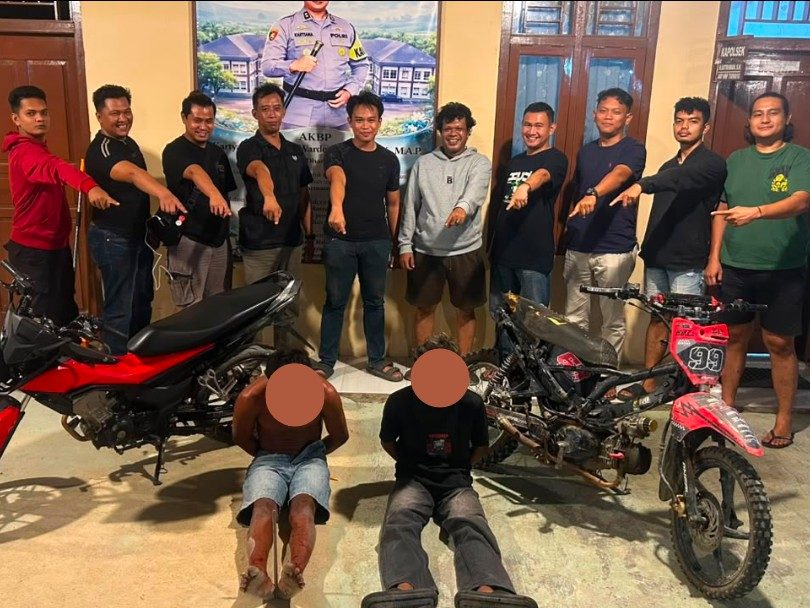 Tim Alang Bateh dan Opsnal Polsek Sungai Rumbai Ringkus Dua Terduga Pelaku Pencurian dengan Pemberatan