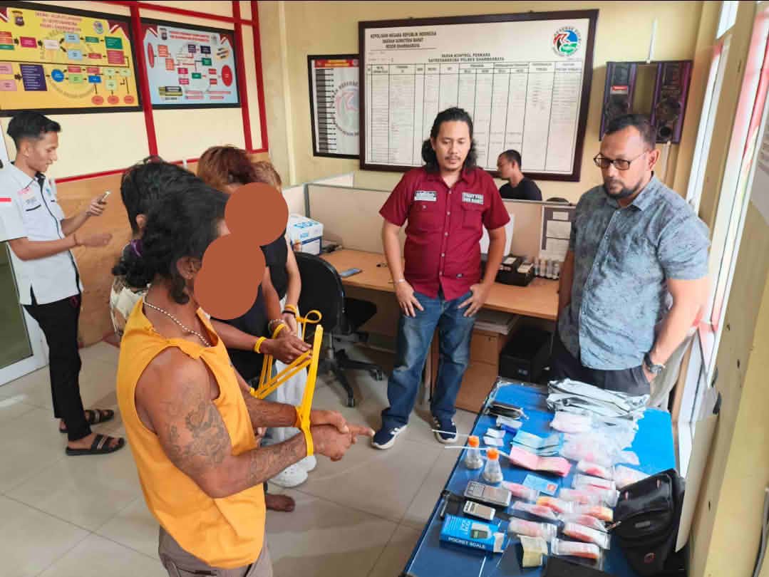 Polres Dharmasraya Tangkap Empat Diduga Pengedar Sabu, Sita Uang Rp2,95 Juta