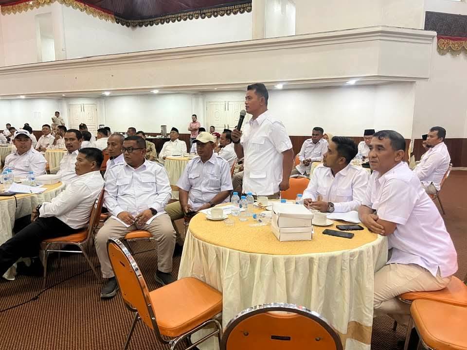 Di Tengah Kesibukan Penanganan Galodo, DPC Gerindra Kabupaten Solok Hadiri Rakorda Gerindra Sumbar sampaikan Kondisi Terkini
