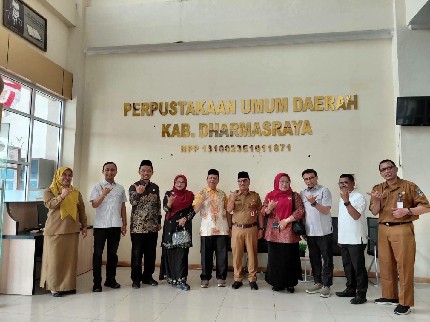 DPRD Tanah Datar Pelajari Pengelolaan Perpustakaan dan Arsip di Dharmasraya