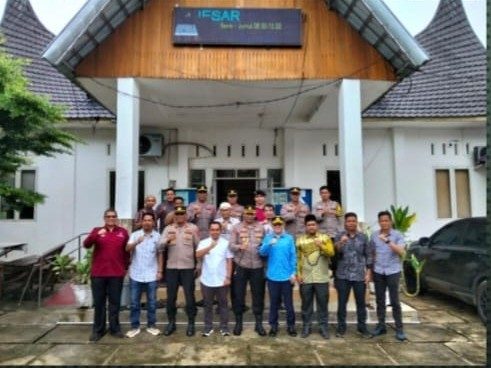 Kapolres Dharmasraya Cek Tahapan Pilwana Serentak 2026