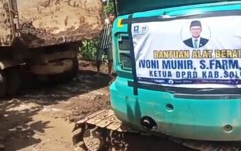 Ketua DPRD Ivoni Munir Hadir di Tengah Warga, Bantu Alat Berat Tangani Bencana