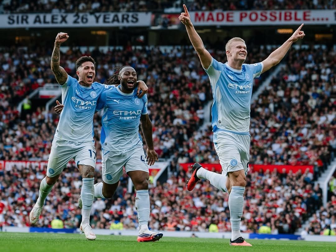 Haaland Bungkam Old Trafford di Derby Manchester