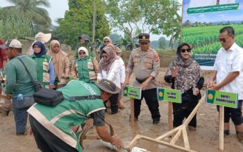 Polres Dharmasraya Ikut Dorong Gerakan Tanam PM-AAS Menuju 26.750 Hektare