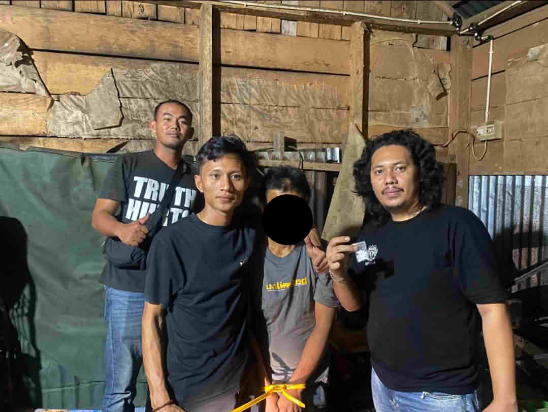 Satresnarkoba Polres Dharmasraya Bekuk Dua Pria, Sabu Disita di Asam Jujuhan