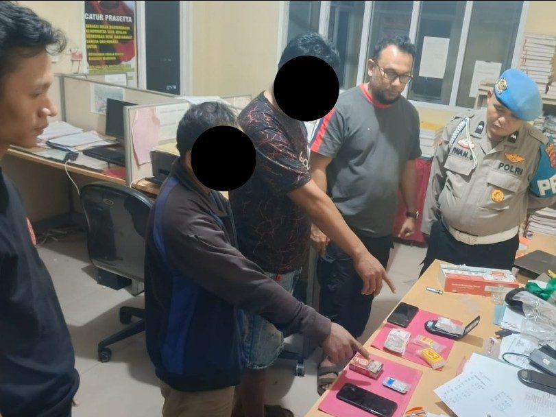 Dua Petani Diamankan Polisi dalam Pengungkapan Dugaan Sabu di Sitiung
