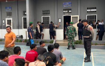 Razia Gabungan Digelar, Lapas Dharmasraya Perkuat Deteksi Dini