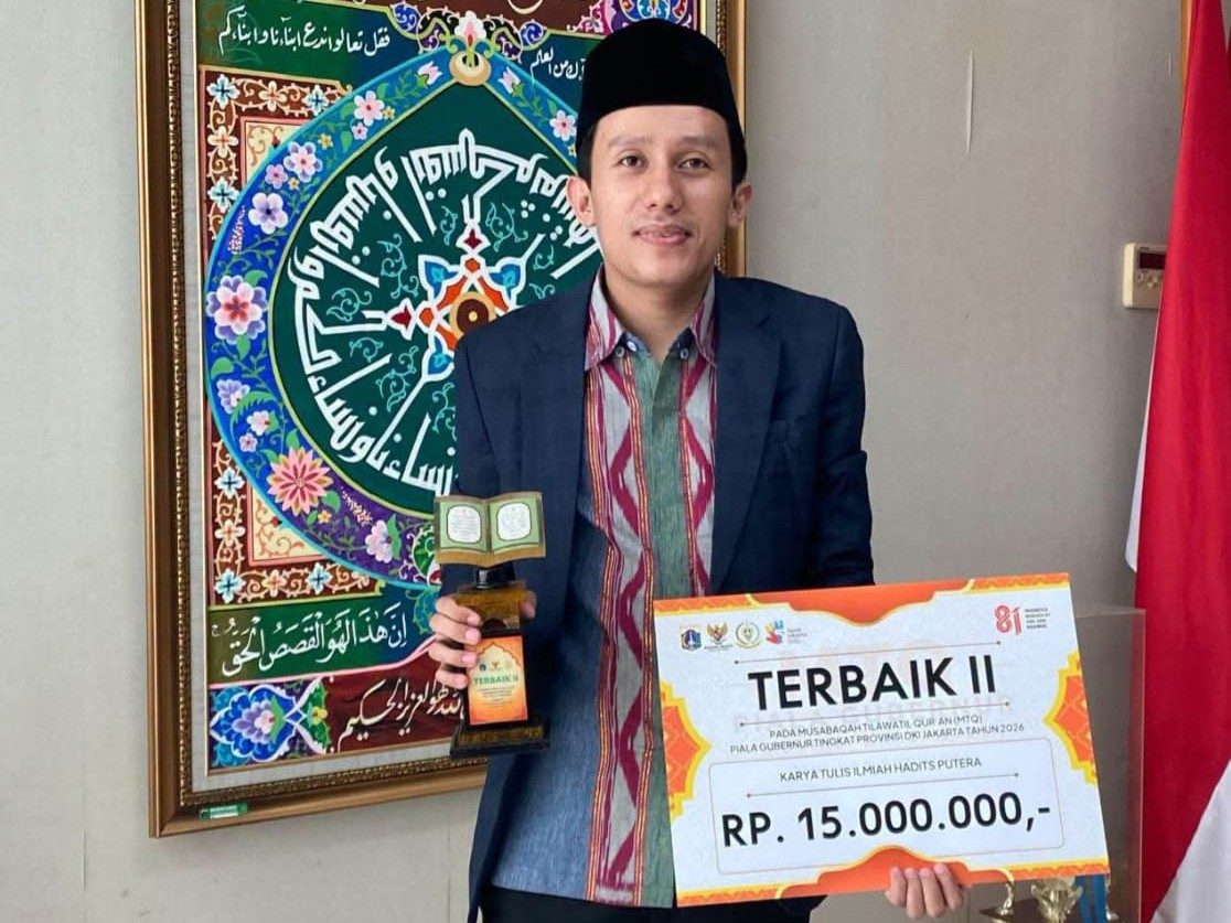 Angga Aftah Raih Juara II Karya Tulis Ilmiah Hadis MTQ DKI Jakarta 2026, Perjuangan yang Melahirkan Hikmah