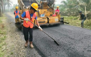 Jalan Lagan Jaya–Sipangkur Kini Beraspal, Aspirasi Warga Hampir 10 Tahun Terwujud