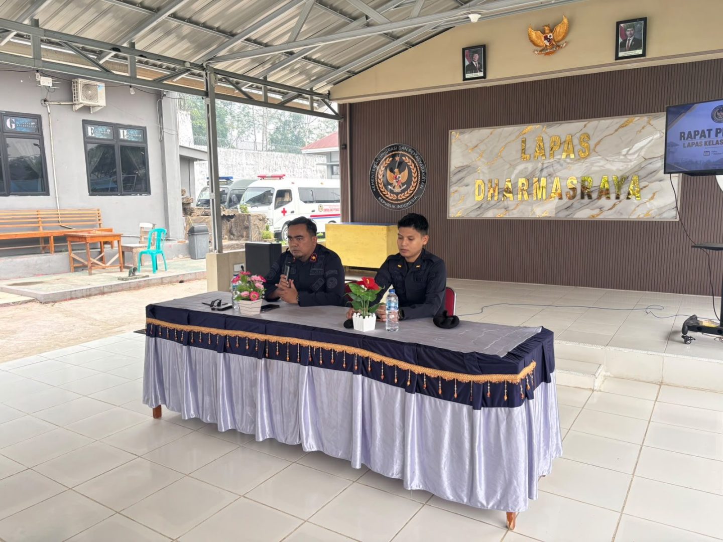 Pengamanan dan Standar Hunian Jadi Fokus, Kalapas Dharmasraya Pimpin Evaluasi Internal