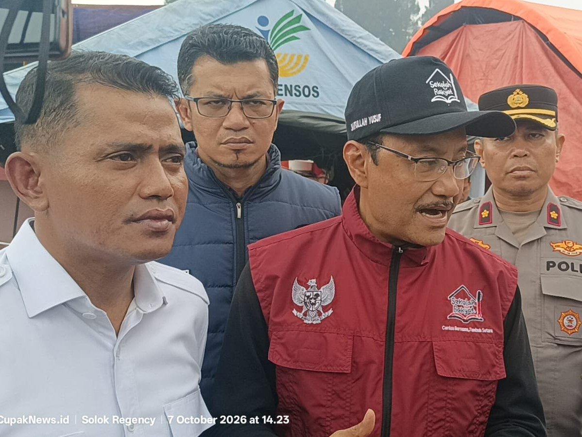 Ketua DPRD Ivoni Munir dan Bupati Solok Jon Firman Pandu Dampingi Kunjungan Mensos ke Arosuka