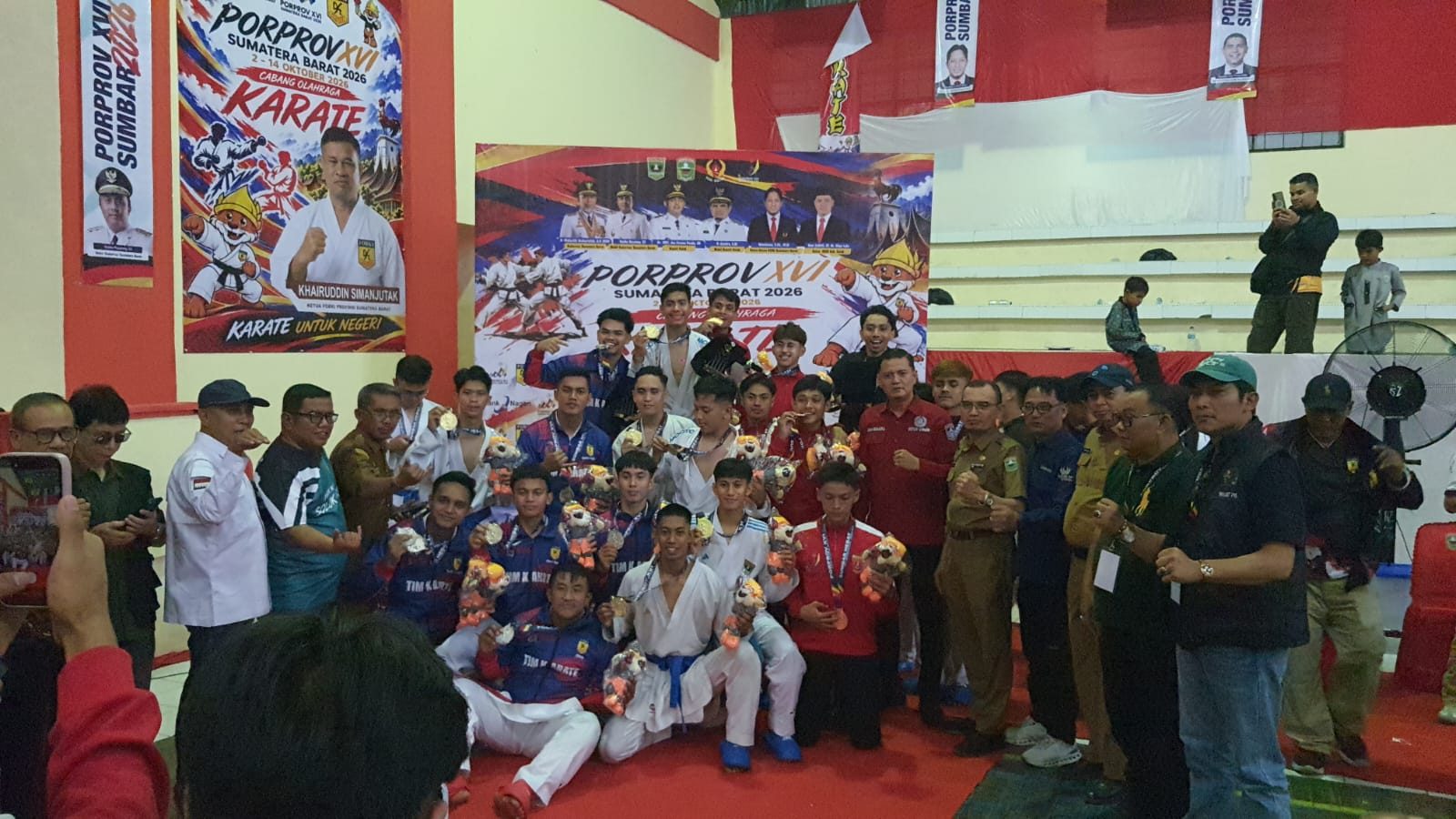 Porprov XVI Cabor Karate Sukses Digelar, Kabupaten Solok Runner Up, Ketua Forki Apresiasi Dukungan Semua Pihak